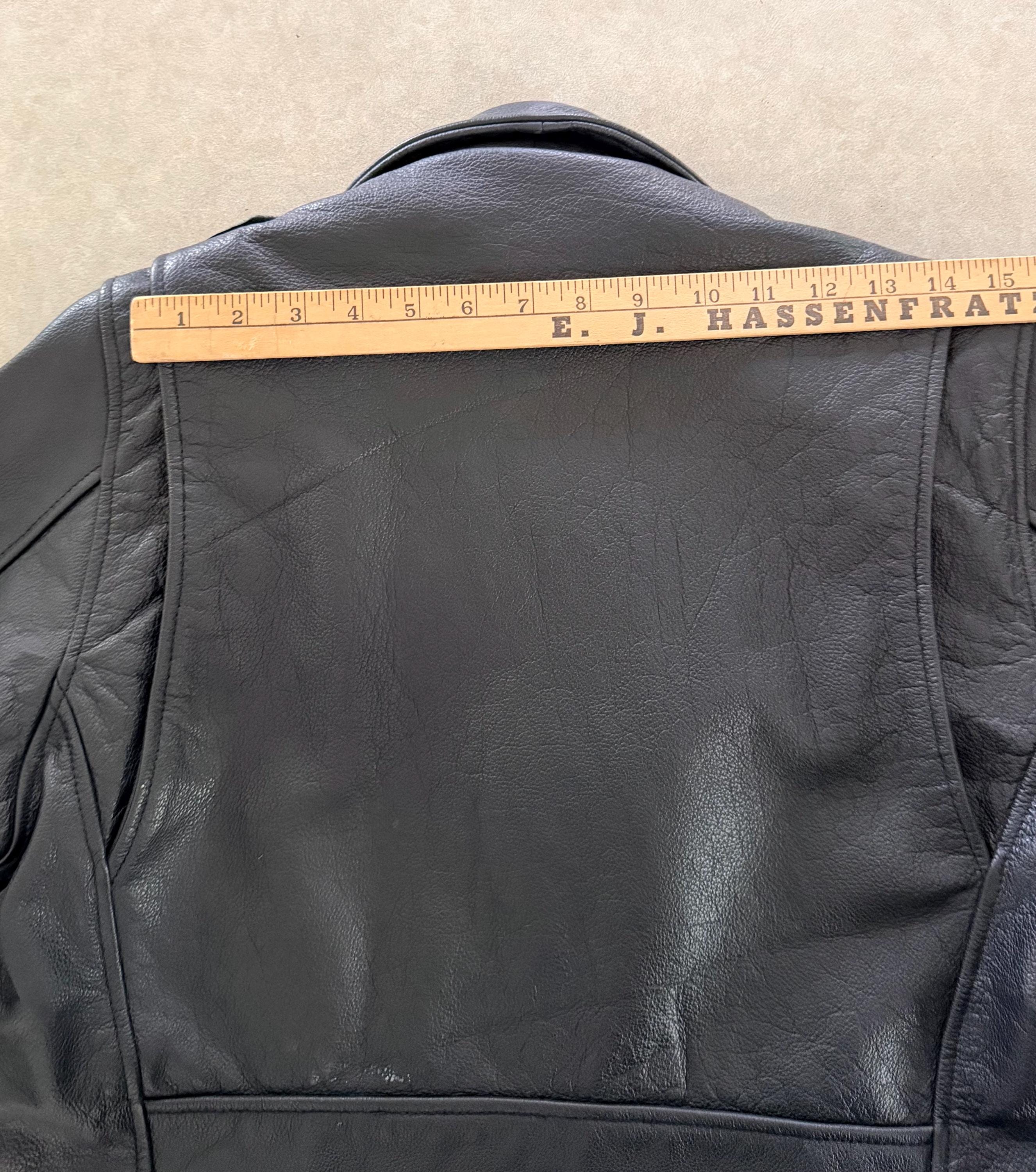 Vintage FMC Leather Motorcycle Biker Jacket NWOT S - Etsy