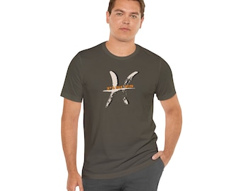 Zodiac sign tshirt, pisces, horoscope pisces tshirt, pisces tees, gift for her, gift for him, horoscope sign -Unisex Jersey Short Sleeve Tee