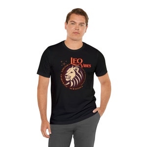 Zodiac sign tshirt, Leo t-shirt, Leo t-shirt,  horoscope t shirt, gift for her, Leo gift for him-Unisex Jersey Short Sleeve Tee