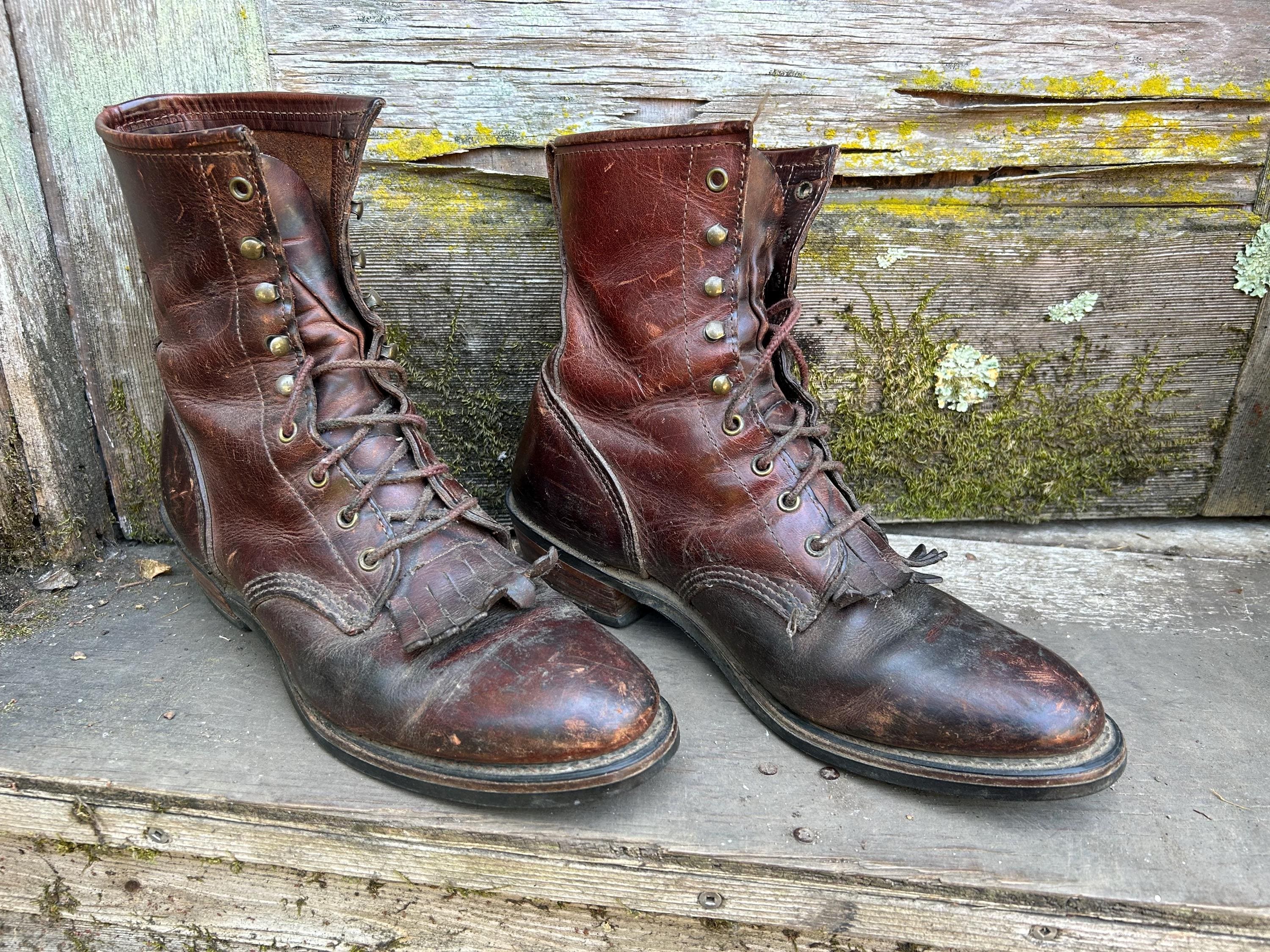 Men’s Brown Lace Up Durango Boots
