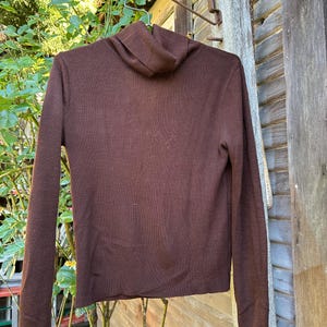 Vintage Chocolate brown Turtleneck Sweater