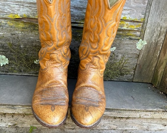 Vintage Men’s Golden J. Chisholm Western Boots size 10.5