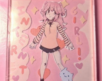 Internet Girl - Acrylic Keychain Charm