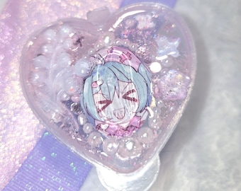 Heart Shaped Decoden Pill Organizer Box Case – Love Ward Nurse Hatsune Miku Vocaloid