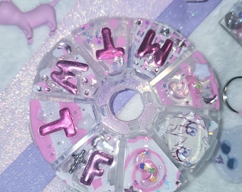 Handmade Kangel Pill Organizer Case – Y2k Accessory, Mental Health Gift Needy Girl Streamer