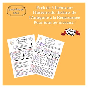 Theaterinformatiepakket van de oudheid tot de renaissance - middelbare school/hogeschool/universiteit