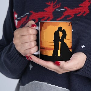 Cute Couple Mug, Boyfriend Valentines Day Gift for Him, Girlfriend Funny Gift Her, Anniversary, Personalized