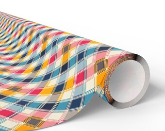 Plaid Gift Wrap Papers
