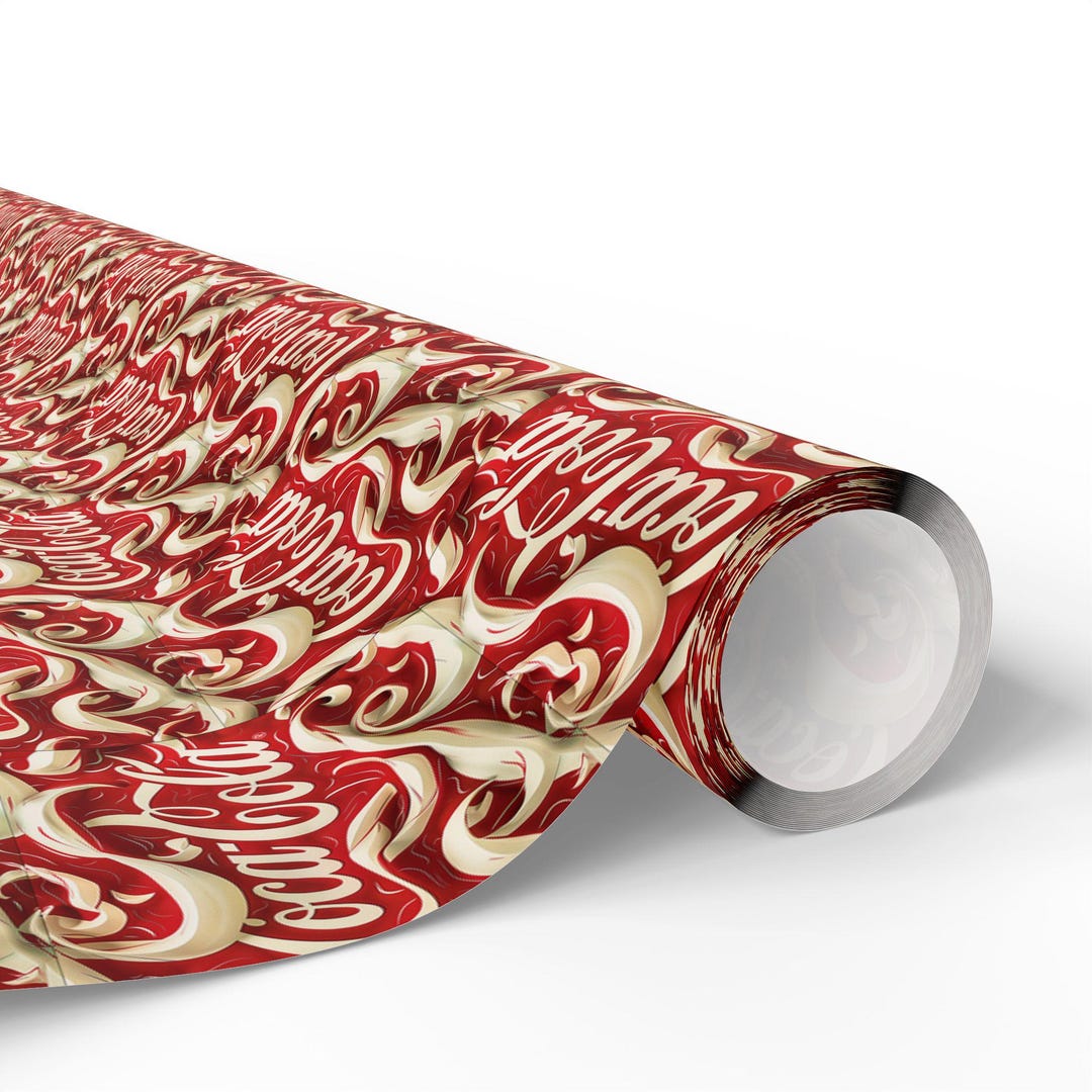 2025 Coca-cola Themed Wrapping Paper (coca-cola Christmas Spirit) - Etsy