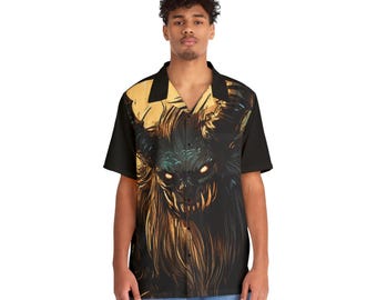 Men's Hawaiian Shirt Krampus Festive