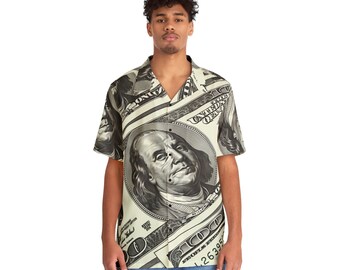 Men's Hawaiian Shirt Money