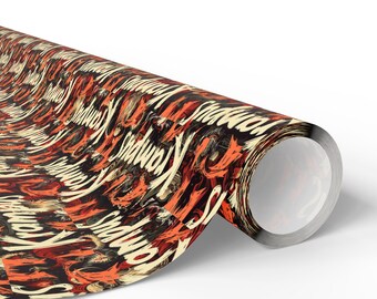 This is  Krampus Krampus-Themed Wrapping Paper (New)