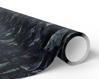 Funny Sad Coal Gift Wrap Papers