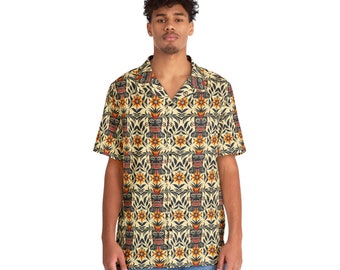 Men's Hawaiian Shirt Tiki