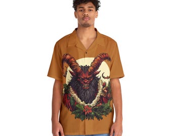 Men's Hawaiian Shirt Krampus Festive 25