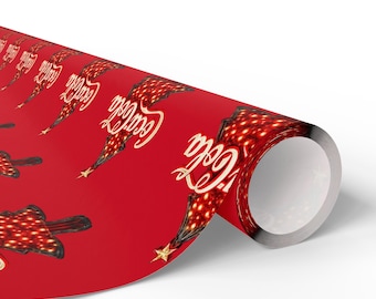 2025 Coca-Cola Themed Wrapping Paper