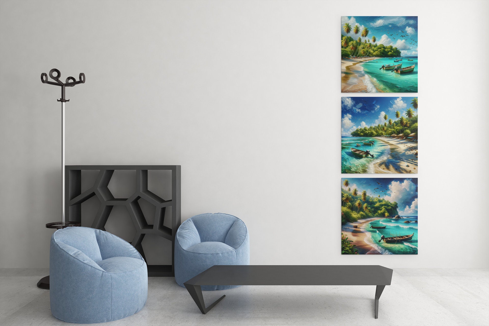 Caribbean Vibes Canvas Art Print - 