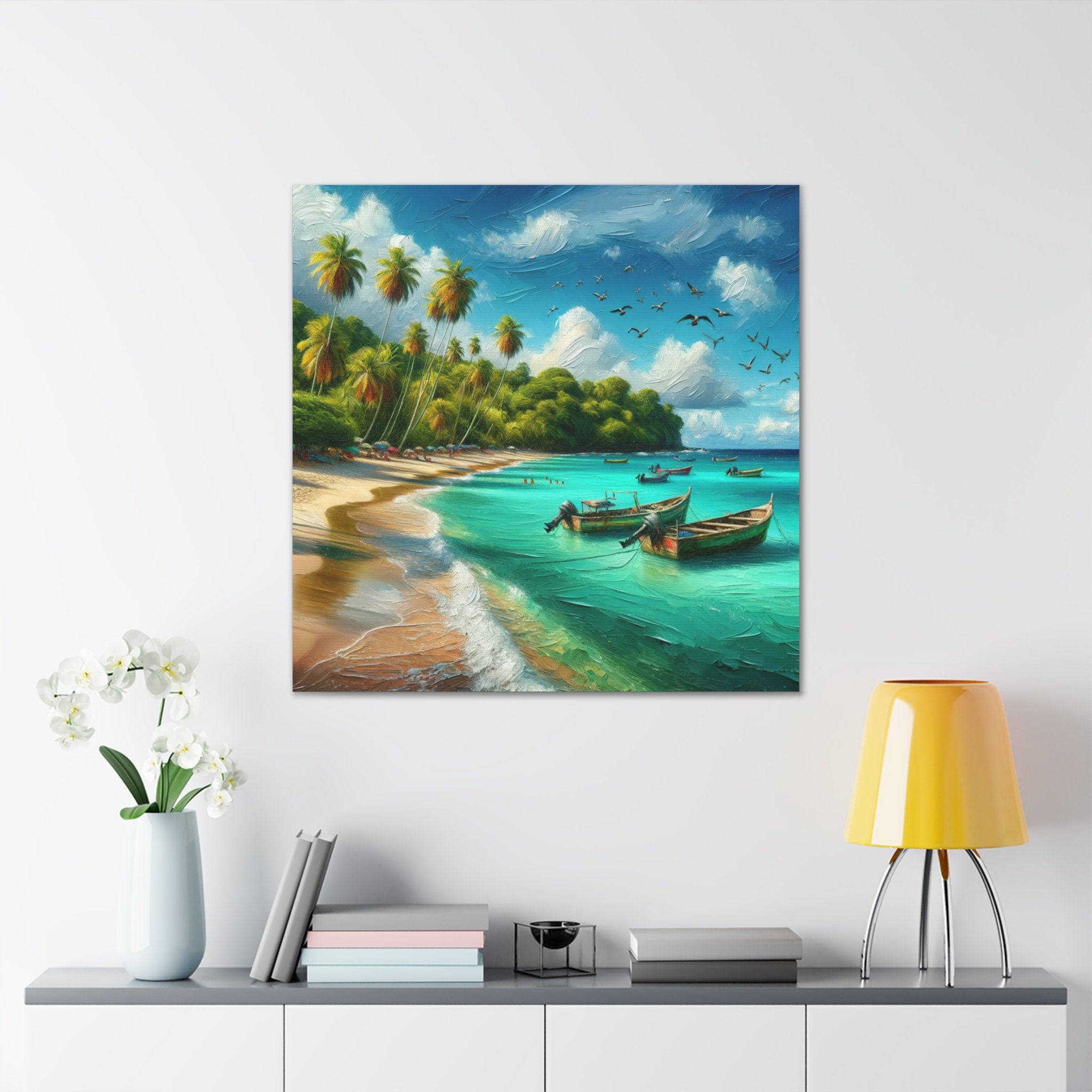 Caribbean Vibes Canvas Art Print - 