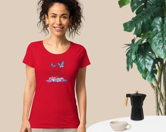 World's Best Mama , women's Mother's Day organic cotton t-shirt
