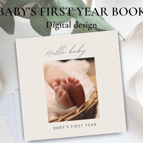 Baby First Year Book - Etsy Australia