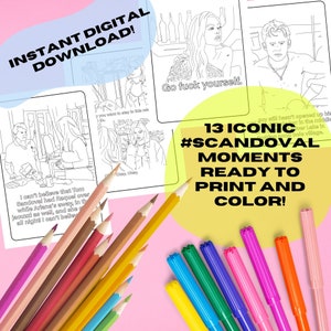 Vanderpump Rules #Scandoval Coloring Book