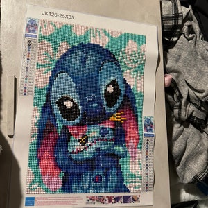 5D Diamond Painting Stitch Disney Diamond Art Full Drill Cross Stitch Kits  Mosaic Picture Kids Room Gao Jinjia LED