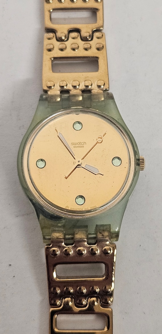 Vintage 2000 Womens SWATCH  Multicolor Swiss Made… - image 2