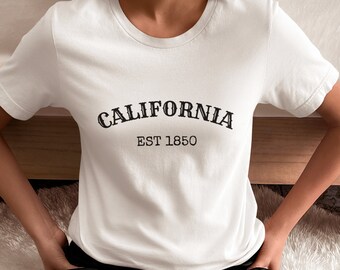 California Est 1850 Tee - Vintage Style Unisex T-Shirt