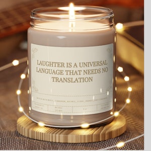 Sarcastic Life Humor Scented 9oz Soy Candle, Funny Affirmation Saying, Versatile Gift