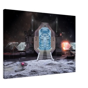 Alien Outpost - Canvas Print