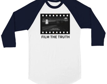 FILM THE TRUTH Unisex 3/4 sleeve Raglan T-shirt