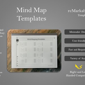 NEW! Mind Map Templates for reMarkable, reMarkable 2, and reMarkable Paper Pro