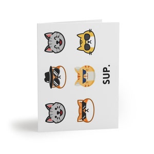 Cool Cat Greeting Card