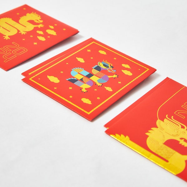 Year of the Dragon Lucky Red Envelopes