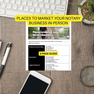 Notary Public in Person Marketing Guide