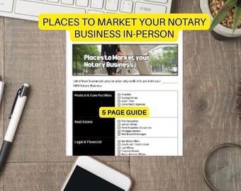 Notary Public in Person Marketing Guide