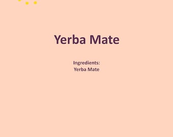 Yerba Mate Loose Leaf Tea