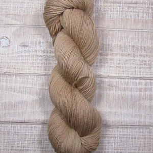 Buddy - Brown Solid Sock Yarn