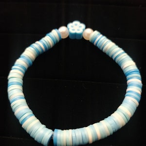 Blue Flower Bracelet