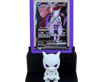 Mewtwo Pokemon-kaartstandaard voor PSA/Mag One-Touch Case/Toploader