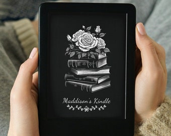 YOUR NAME Personalized Kindle Lock Screen, Wallpaper for Kindle Paperwhite & Oasis | Digital Download Screensaver