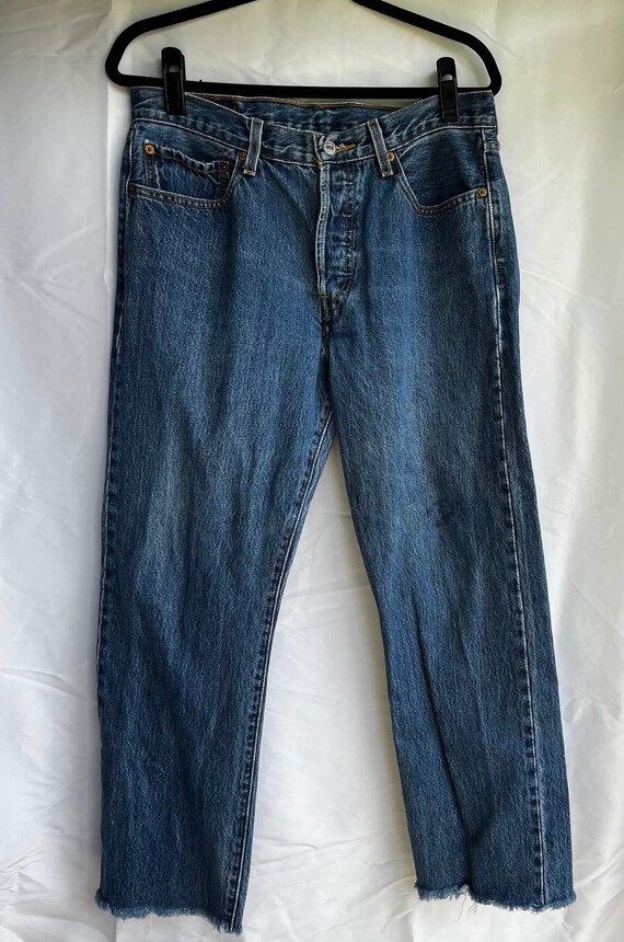 Vintage Levi's 501 Jeans Size 33, boot cut jeans,… - image 2