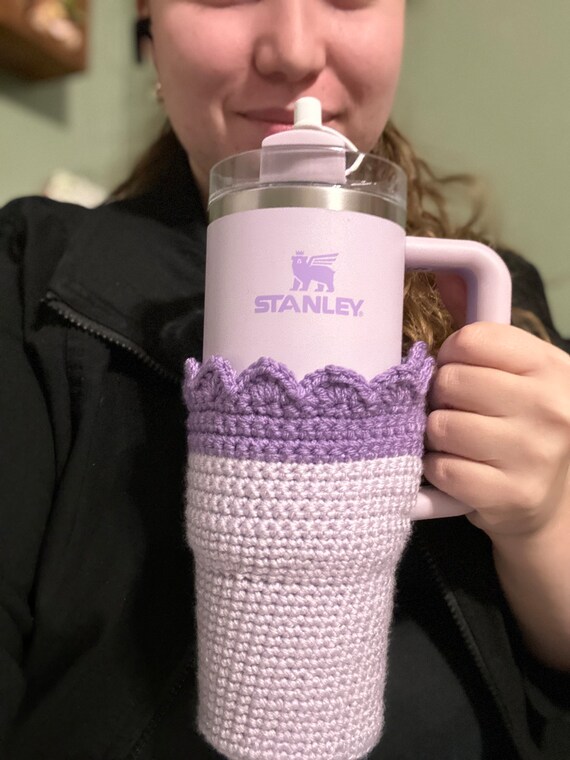 Flower Cozy, 30 or 40oz Stanely Crochet Pattern, Pattern Only