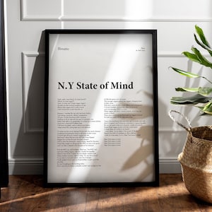 Cartaz do Nas N.Y. State of Mind