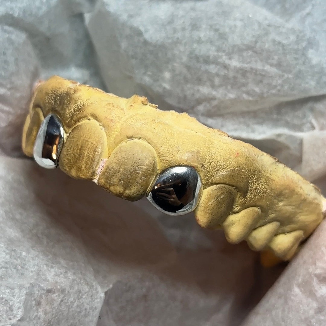 925 Sterling Silver Tooth Cap Grillz Etsy