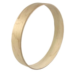 May include: A natural wood drum hoop, a component used for building drums.