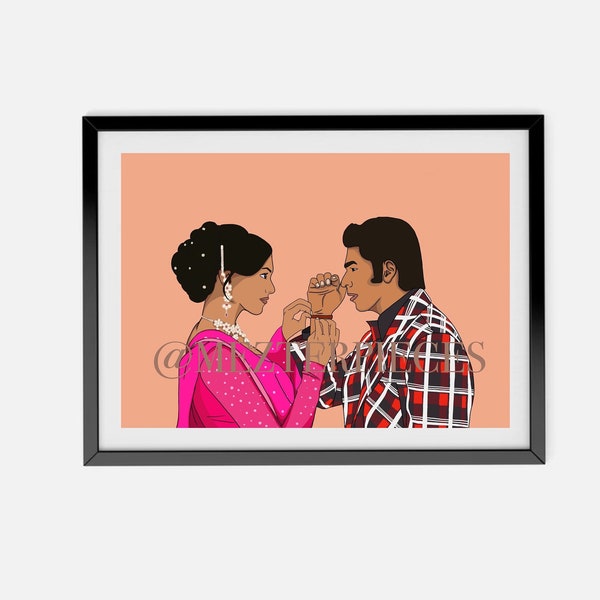 Om Shanti Om digital print