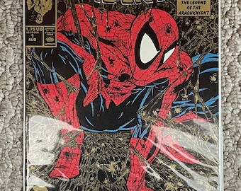 Spiderman # 1 NMT-MNT Gold Variant - Todd Mcfarlane - Pagine bianche - Vedi immagini