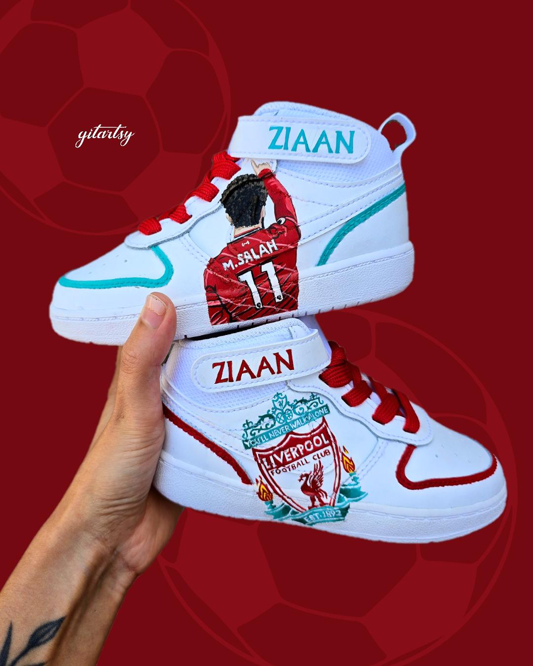 やまむら　リバプールFC スニーカー Liverpool fc sneaker - Etsy 日本
