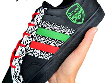 Custom Hand-painted Adidas Sneakers for Arsenal FC Fans - Personalized  Football Shoes With Team Logo and Colours, Arsenal Sneakers Shoes - Etsy